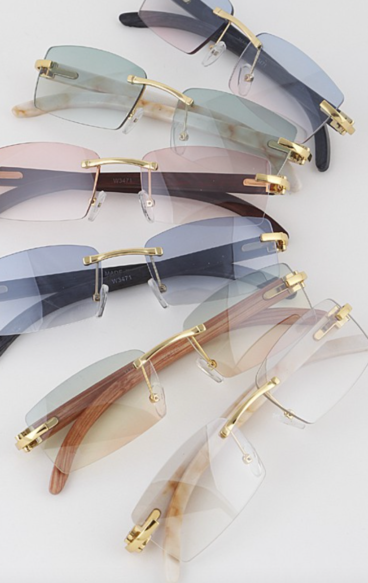See top through sunglasses